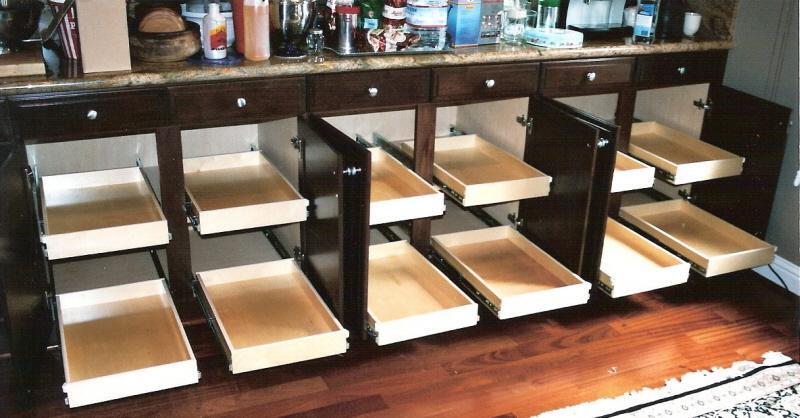 Custom Pullout Shelves in Tucson AZ